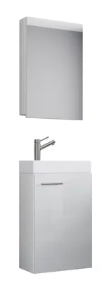 Produktbild von VCM my bath Badmöbel-Set Slito 914136 weiß 41,0 x 22,0 x 130,0 cm