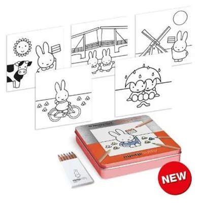 Produktbild von Miffy 10 Malvorlagen in Geschenkbox