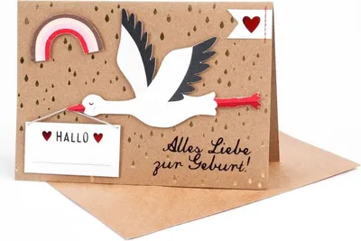 Produktbild von Storchpost "Alles Liebe zur Geburt!"