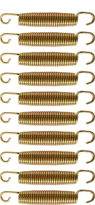 Immagine prodotto di Confezione da 10 molle dorate per trampolino, 145 mm