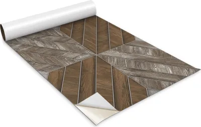 Obrázek produktu pro Samolepicí fólie na nábytek - dekorační fólie - stolní nábytek - lze stříhat na míru - dřevěná šachovnice - 100 x 50 cm