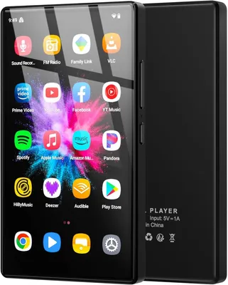 Immagine prodotto di Lettore MP3 da 32 GB con Bluetooth e Wi-Fi, display da 5 pollici