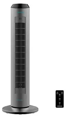Produktbild von Cecotec EnergySilence 8190 Skyline Ionic, Haushaltsturmventilator, Schwarz, Grau, Flur, Kabellos, 8 h, AC