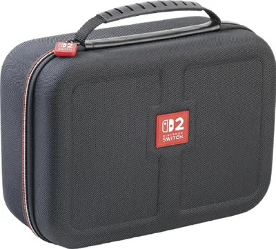 Produktbild von NACON NS262, Hartschalenkoffer, Nintendo, Schwarz, Polyester, Nintendo Switch, Nintendo Switch 2, Nintendo Switch Lite, Nintendo Switch OLED, Staubresistent, Kratzresistent