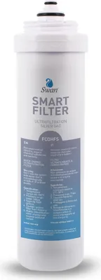Produktbild von Swan SMART Ultrafiltrationsfilter mit Schraubkopf für Untertisch Wasserfilteranlagen. Entfernt Chlor, Bakterien und Verunreinigungen, Kapazität 7570 Liter, 0,1 Mikron Hohlmembran
