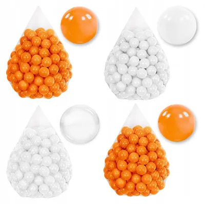 Produktbild von Bälle Für Bällebad 7 cm - 200 Stück - Bunte Babybälle Plastikbälle Baby Spielbälle | TUPPI