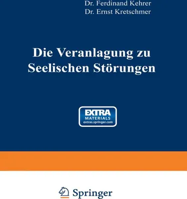 Produktbild von Die Veranlagung zu seelischen Störungen
