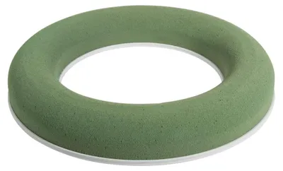 Immagine prodotto di Rayher, anello di spugna per fiori freschi, verde, diametro 20 cm, ideale per composizioni floreali