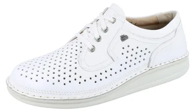 Productafbeelding van Finn Comfort, Baden, dames, heren, uni, veterschoenen, wit, leer, NIEUW - Dameschoenen. Comfortabele veterschoenen, wit