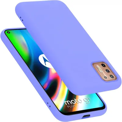 Produktbild von Cadorabo Hülle für Motorola MOTO G9 PLUS Hülle Silikon Handyhülle Case aus flüssigem Silikon, Kratzfeste und stoßfeste Schutzhülle für Motorola MOTO G9 PLUS
