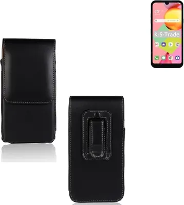 Produktbild von K-S-Trade Gürteltasche für LG Electronics Risio 4 Schutz Hülle Handy Hülle mit Magnetverschluss Holster in schwarz