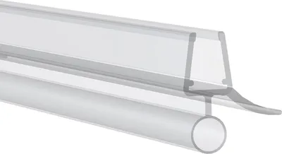 Produktbild von Duschdichtung 1000mm passend für Glasstärke 6/7/8mm transparent, Duschtürdichtung für Glastür mit Streifdichtung, 1 Stück