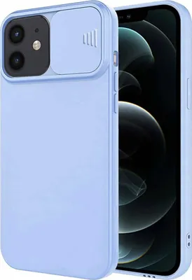 Produktbild von cofi1453® 360 Grad Schutz CamShield Silikon Cover Case Slim Handyhülle Schutzhülle mit Kameraschutz Kameraabdeckung für iPhone 11 Pro Hellblau