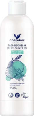 Image de cosnature Douche énergisante citron vert & menthe (250 ml)