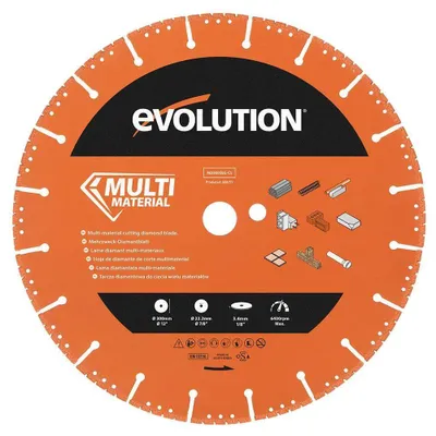 Productafbeelding van Evolution MD300SEG-CS: Diamantzaagblad van 300 mm, segmentering, geschikt voor het zagen van diverse materialen