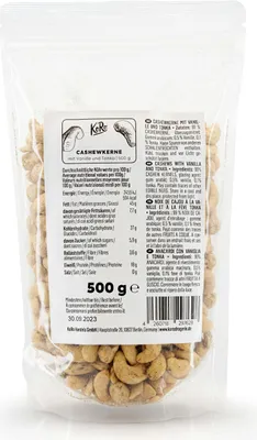 Produktbild von KoRo I Cashewkerne mit Vanille und Tonka 500 g