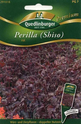 Produktbild von Quedlinburger Saatgut - Perilla rot - Samen - 291018