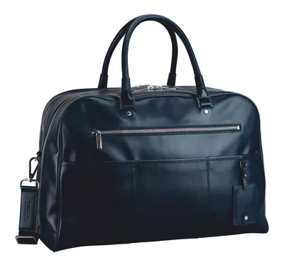 Produktbild von LEONHARD HEYDEN Leder Reisetasche mit Laptopfach Montreal Business Travel Bag Navy dunkelblau