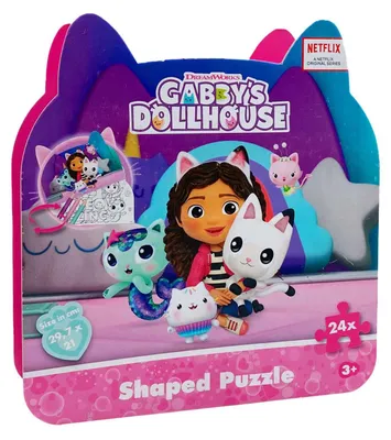 Image de Casse-tête en forme de maison de poupée de Gabby, 24 pièces.