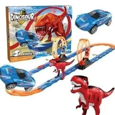 Obrázok produktu pre Obrovská autodráha s dinosaurami a slučkami – Maksik