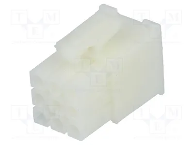 Image de 1 connecteur femelle, type câble-câble/plaque, 4,14 mm, 9 broches, 250 V, référence 172169-1, Signteck