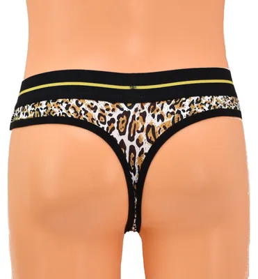 Produktbild von Herren Stringtanga XXL mit modernem Punktmuster, 92% Baumwolle, 8% Elasthan