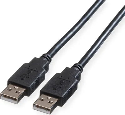 Produktbild von Roline 11.02.8945 USB kábel na prenos dát - 4,50 m - áno - 1 x USB typ A - 1 x USB typ A - Schwarz