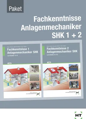 Produktbild von Paketangebot Fachkenntnisse Anlagenmechaniker SHK 1 + 2