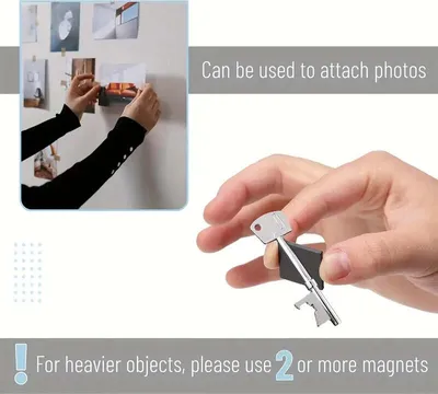 Obrázek produktu pro Samolepicí magnetické čtverce - Pružné gumové magnety 6 kusů