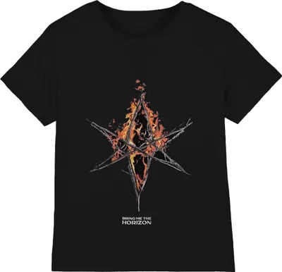 Produktbild von Bring Me The Horizon - T-Shirt Logo für Herren/Damen Uni RO9647 (L) (Schwarz)
