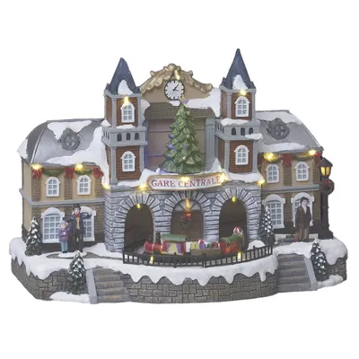 Produktbild von Weihnachtsszene mit Bahnhof, Weihnachtsdorf