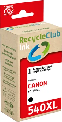 Produktbild von RecycleClub Patrone kompatibel mit Canon PG-540 XL Schwarz K20611RC