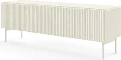 Obrázek produktu pro BETTSO TUTTI 147 cm kašmírová elegantní třídveřová RTV skříň s výklopným víkem