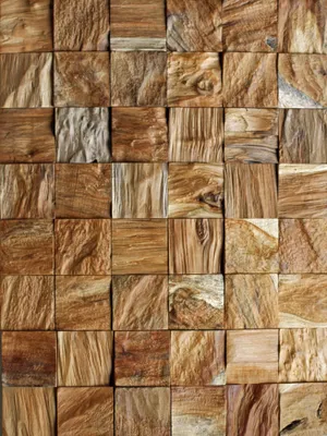 Produktbild von Wandverblender Teak-Holz - HO-017 - Fliesen Lager Stein-mosaik Herne NRW