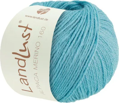 Produktbild von Lana Grossa - Landlust Alpaka Merino 160 0434 azurblau