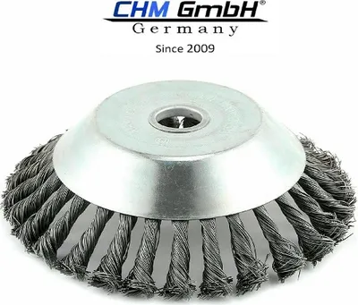 Produktbild von CHM GmbH® extra leichte Unkrautbürste 200 x 25,4mm für Motorsense Freischneider