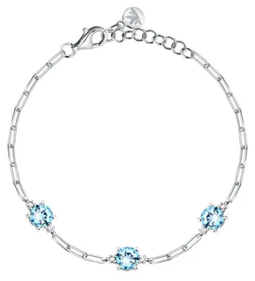 Image de Bracelet pour femme en argent avec zircone cubique Tesori SAIW291
