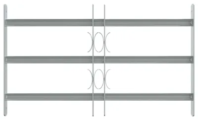 Obrázek produktu pro vidaXL Okenní mříž 500–650 mm Pozinkovaná ocel Stříbrná