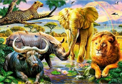 Immagine prodotto di Mosaico diamantato "Safari"