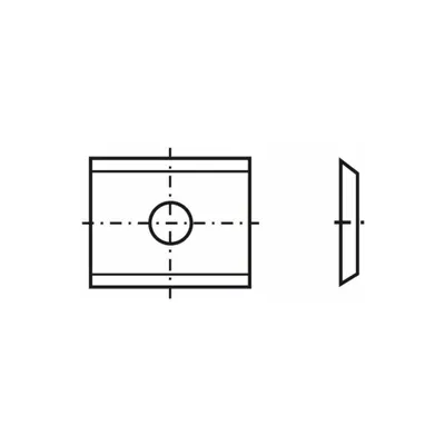 Immagine prodotto di 10 inserti standard indicizzabili con tagliente a 35° 7,5x12x1,5mm T08CR