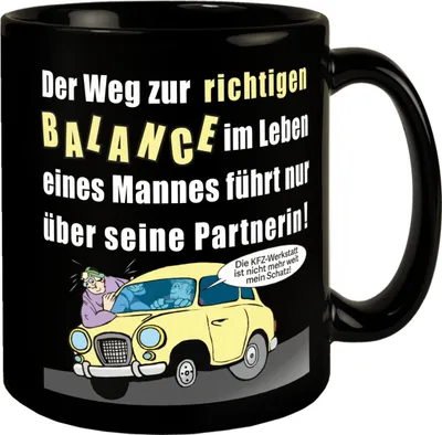 Produktbild von Weg zur Balance im Leben Tasse