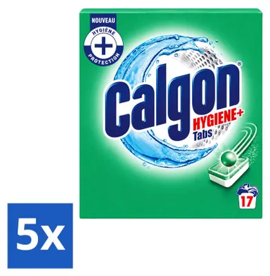 Produktbild von 5 x Calgon Entkalker - 17 Tabs - 221 g - Vorteilspackung - 5 Stücke