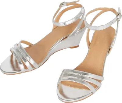 Obrázok produktu pre Good For The Sole - Dámske sandále "Angelina" DP2521 (38 EU) (strieborná)