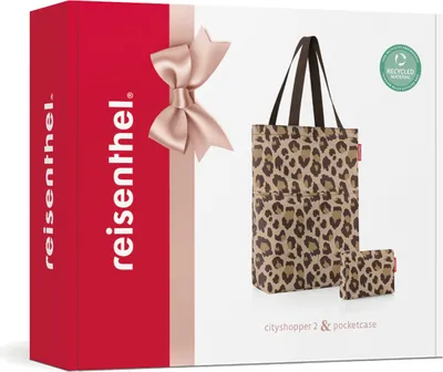 Immagine prodotto di reisenthel cityshopper 2 set #1, 2-tlg., Tragetasche, Tasche, pocketcase, Leo Macchiato, 25 L, ZD6048