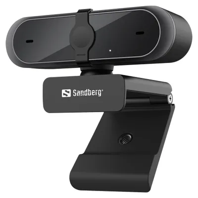 Image de SANDBERG USB Webcam Pro - 5 MP - 2592 x 1944 Pixel - Full HD - 30 fps - 1920x1080@30fps - 2595x1944@30fps - 1080p