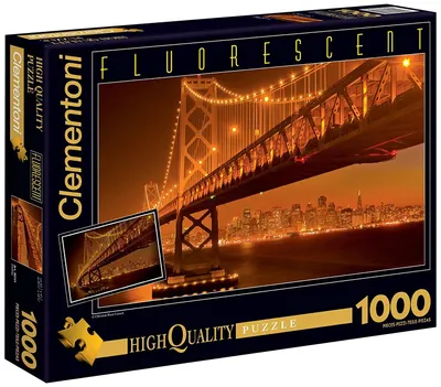 Image de Clementoni High Quality Collection Puzzle San Francisco 1000 Teile floureszierend