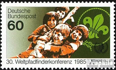 Produktbild von Briefmarken BRD (BR.Deutschland) 1985 Mi 1254 (kompl.Ausg.) postfrisch Weltpfadfinderkongreß