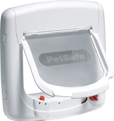 Image de PetSafe Chatière 4 voies Magnétique Deluxe 400 Blanc