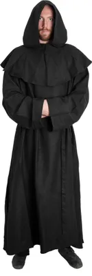 Produktbild von Mönchskutte - Dominus, schwarz Größe: M-L