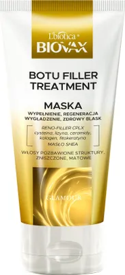 Image de Biovax Glamour Smoothing Mask avec effet botu, 150 ml